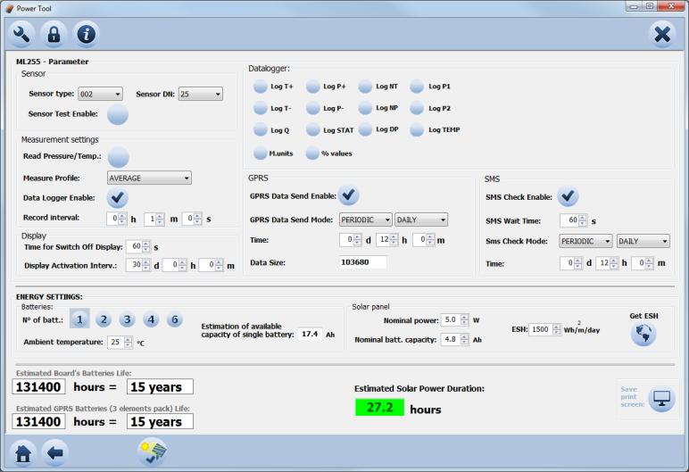 B A T T E R I E S L I F E POWER TOOL SOFTWARE Power tool is a software which allows to evaluate the converter battery life.
