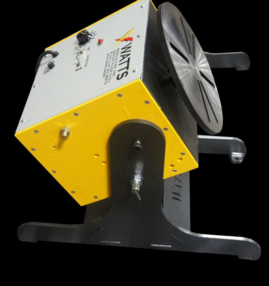W-250 Weld Positioner This heavy duty rotary positioner is precise, smooth and easily controlled.
