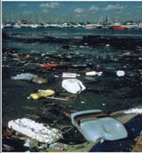 Where is marine debris
