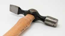 cross-peen hammer can be used for adding interesting texture to various