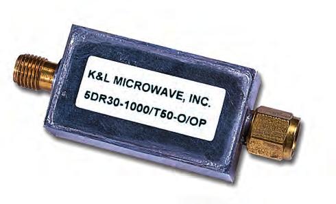 Dielectric Resonators Products Description: K&L s Dielectric Resonator Bandpass Filters are available in standard packages with a basic Chebychev design. Connectors available are SMA and RF pins.