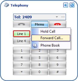 Telephony 5 Telephony This section contains step-by-step instructions on making and receiving phone calls, as well as forwarding ongoing calls to radios. 5.1 Making an Outgoing Call 1.