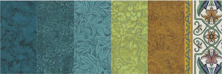 (P#15) Includes binding Fabric 6 1/2 yard 1280-06 Also requires batting measuring 15" x 72".