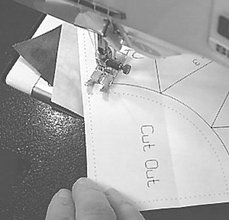 For instance, all the papers will be cut out first. Next, you will fold all the papers. Then, you will sew all the lines labeled one, and then all the lines labeled two, and so on.