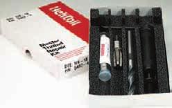 INCH Thread Repair Kits & Sets PROFESSIONAL KITS These kits include everything you need to do the job right 3 lengths of inserts for multiple applications, drill, tap, installation tool and tang