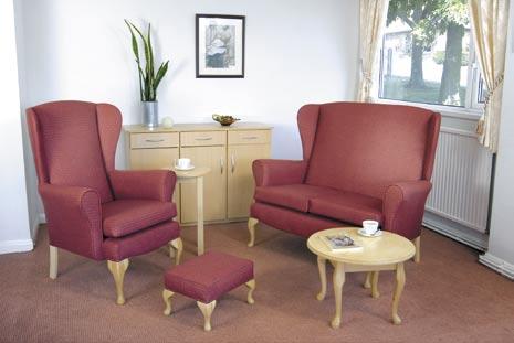 Specialist Care Chairs/Sofas Bembridge Chair Two-seater Footstool Sofa Overall Height 1100mm 1065mm 255mm Overall Width 790mm 1270mm 410mm Seat Height 485mm 485mm 305mm (Depth) Seat Width 485mm