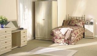 Residential Bedroom o Range Our residential bedroom range has been carefully selected ec in four very different designs to provide a homely feel whilst at the same time meeting the needs for long