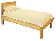 Beds Single Bed Base and Headboard (H: 330 W: 976 D: 2000mm) To suit mattress 3 wide (ordered separately).