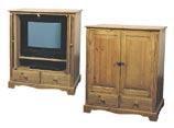 available with 2 drawers Panelled Hi-Fi Cabinet (H: 840