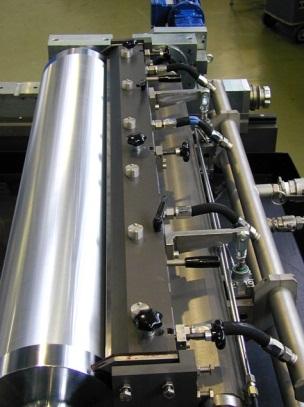 oszillation T-chamber for gravure printing and