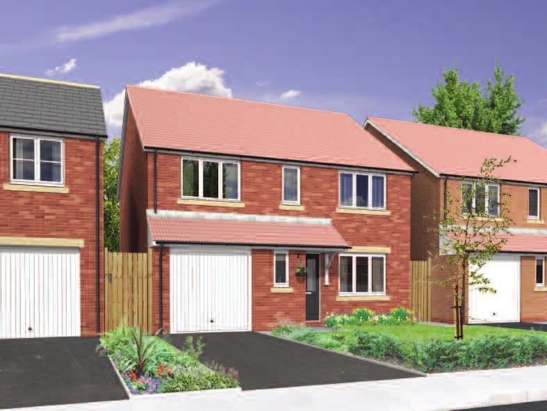 The Scott 4 bedroom detached home with integral garage Please note: The Scott housetype is