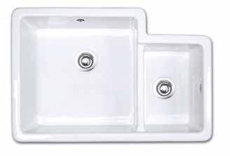 Brindle 800 760 x 500 x 225mm. INSET Available as 600 and 800 wide. Features include: Inset or undermount sink.