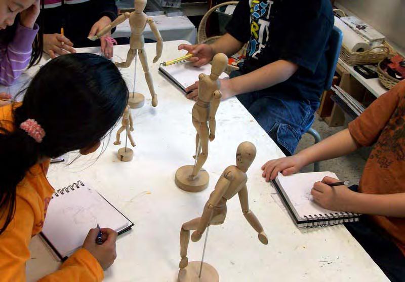 In Art Language & Tools, students develop
