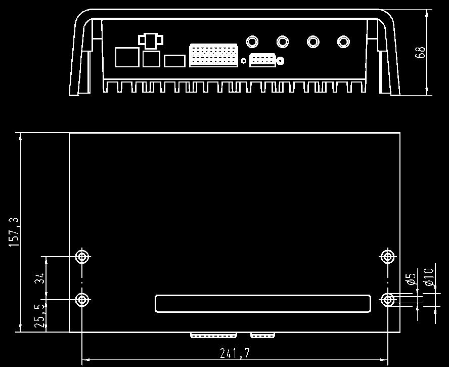 24 V DC / 20 ma) Outputs 2 optocoupler (24 V DC / 30 ma) 3 relays (24 V DC / 1 A) Bulk-Read capability > 150 transponders/sec Max.