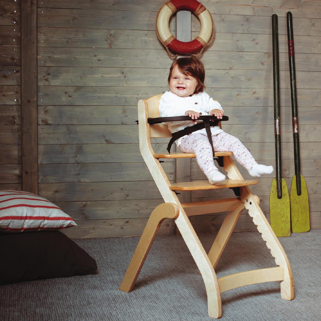 High chair Kiddo and NiNo Kiddo is a classical Scandinavian children chair designed by Karl Ekornes.