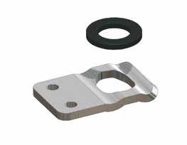 Catch Plate + Rubber Washer UES801184, 3232-3 Mild, Rubber Zinc Plated, Black UES801184 Catch plate to suit Rubber Washer 19 32 3.5 26 5 R10.