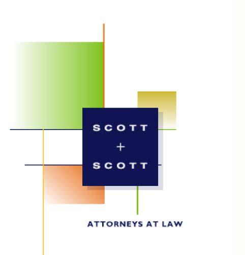 Case 1:12-cv-02865-KBF Document 303-2 Filed 01/30/15 Page 7 of 38 SCOTT+SCOTT, ATTORNEYS AT LAW, LLP MISSION STATEMENT Scott+Scott, Attorneys at Law, LLP ( Scott+Scott ) is a nationally recognized