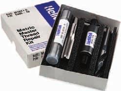 METRIC Thread Repair Kits & Sets PROFESSIONAL KITS These kits include everything you need to do the job right 3 lengths of inserts for multiple applications, drill, tap, installation tool and tang