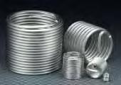 Heli-Coil Heli-Coil inserts are available in a wide choice of materials to suit specific application needs.