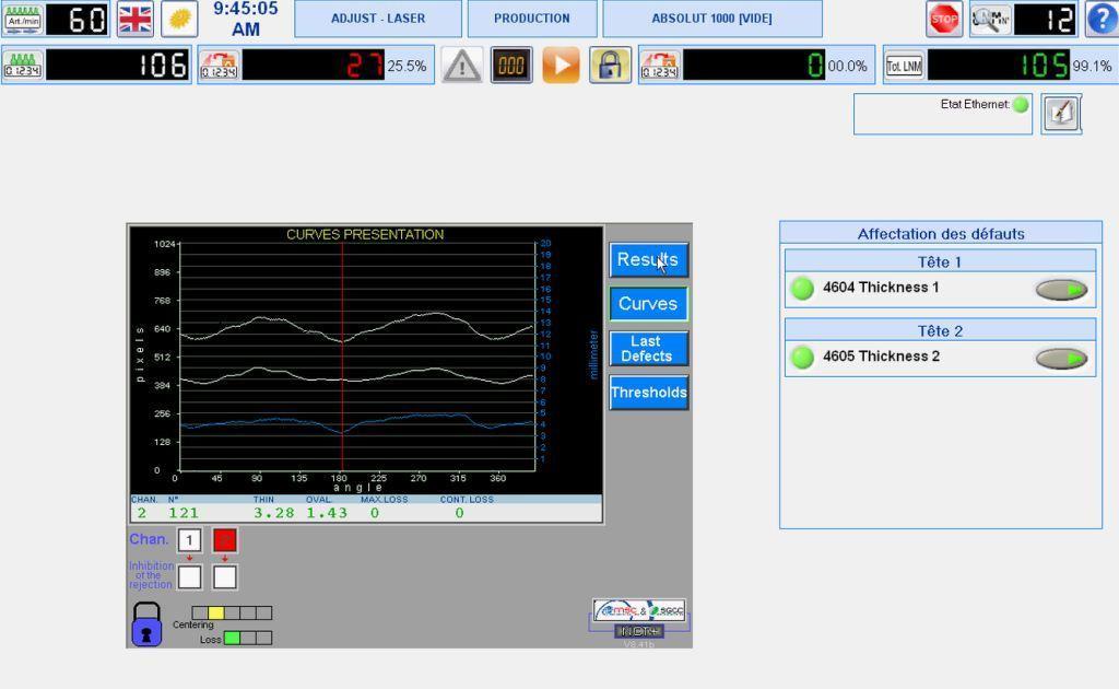 /DETECTIONS: NCT+ Non Contact Thickness Oscilloscope