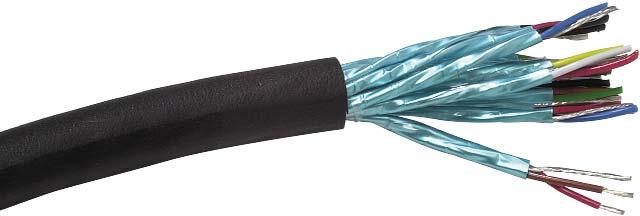 10 ANALOG AUDIO CABLES Multi-pair: Heavy-duty Twelve-channel ANALOG AUDIO CABLES Extremely Durable & Rugged Low Attenuation Polyethylene Dielectric Individual Pair Shields Polyurethane Microphone or