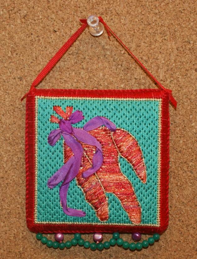 Southwest Ornament of the Month New Quail Run Design This month s Ornament of the Month is Chilies. The design is 3.5 x 3.5, painted on an 18 mesh canvas.