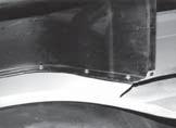 These measurements should be within 1/16" from each other. fig. 11 fig. 12 4. Reinstall wheel tubs if removed. The bottom lip of the wheel tub sits on top of the bed side lip.