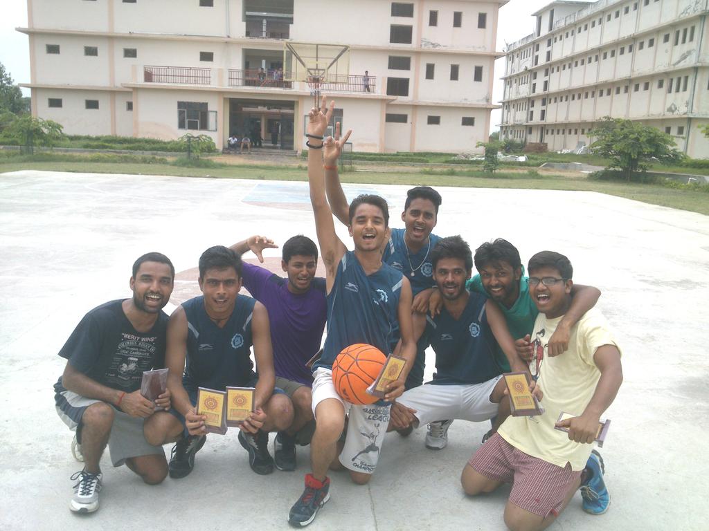 HBT-2015 There were five teams which participated in Basketball tournament.