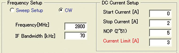 If you have selected frequency sweep: Click the Sweep Setup radio button. In the Sweep Type drop-down list, select either Lin Freq (linear sweep) or Log Freq (logarithmic sweep).