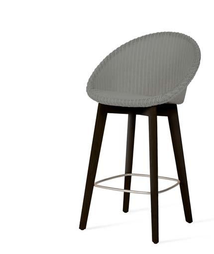 The Joe oak counter and bar stool are available with oak