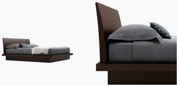 or Matt Lacquer Complementing Bedside: Axel Morgan Bed