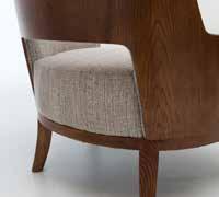 Choose between having feature timber on the backrest and legs or the fully