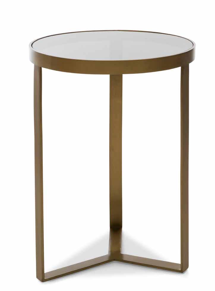 The metal frame adds a touch of class to the design whilst protecting the table top edge.