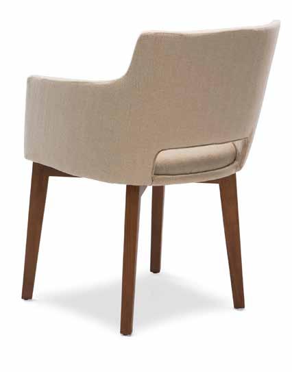 Amanda Dining chair The free-flowing Amanda Dining Chair