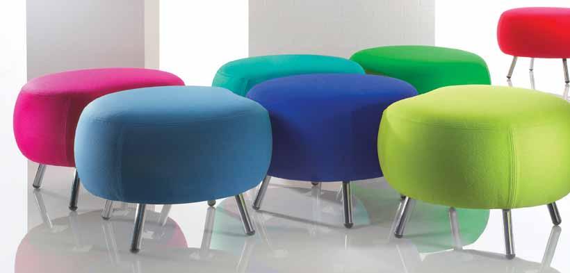Balearic Stools Available in full circle, scooped stool and inserted top for tables.