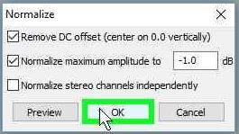 In fact, you can use Audacity to fix the volume of phrases you may have already recorded with other software such as Windows Voice Recorder.