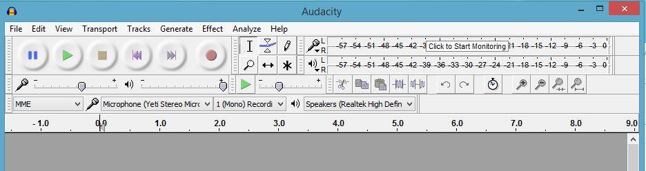 Getting Familiar With Audacity s Layout Finding the tools you will use for voice banking. Don t worry about memorizing these tools.