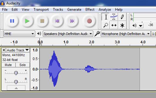Get To Know The Main Features Of Audacity Control Buttons Cursor Track 1 Track 2 Control Buttons: These buttons