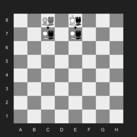Promoting a Pawn (Example 2) The white pawn can also be promoted