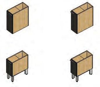 Box/File & File Note: Standard grain direction on doors is vertical.