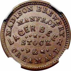 Very rare town and merchant and one of only a handful of Civil War tokens known to have been issued by African-Americans. Per the Store Card book the merchants were Barbers and Daniel L.
