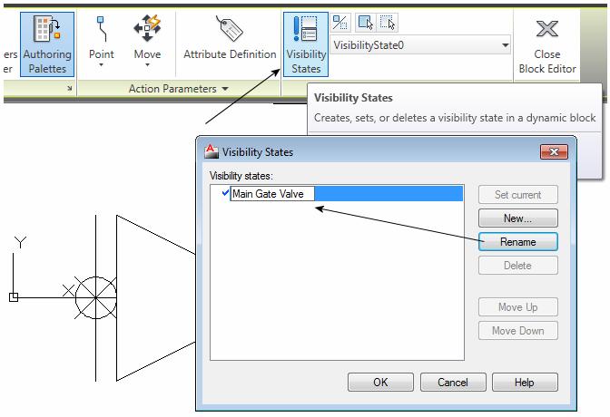 The following table gives a brief description of the visibility tools present in the Block Editor: Button Description Toggles between all visibility modes, visible or invisible Used