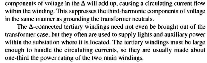 (Reference: Chapman s page 119) 27 A 500KVA, 13200/480 V distribution
