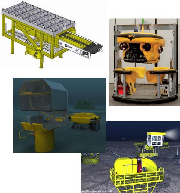 Resident systems Due to the subsea processing capabilities, a demand for a resident ROV/AUV/AIV system for emergency preparedness, identification of problems, intervention on components manual