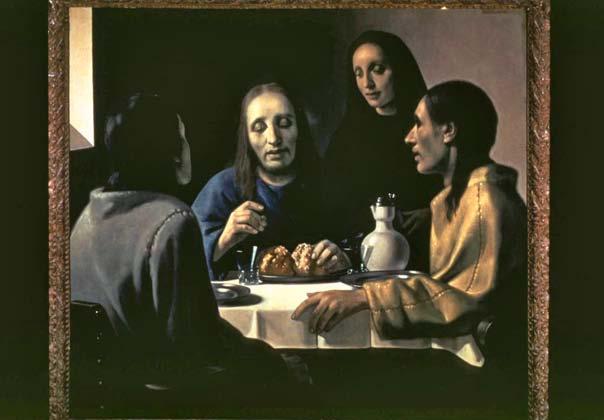 Han worked on his painting for a long, long time. He chose subjects based on what the art critics might expect Vermeer to paint. Vermeer painted pictures of life during the late 1600s.
