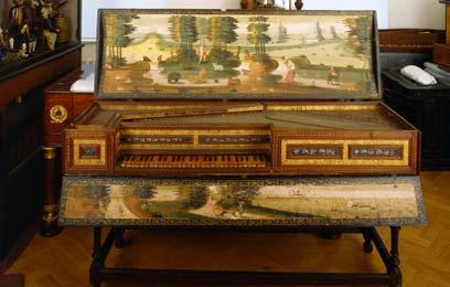 The art house agreed This 1661 virginal is an instrument similar to a modern piano. to investigate the painting.