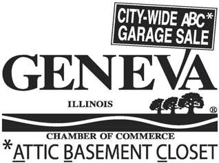 2018 City Wide Geneva Garage Sale Map April 27 & 28 8 am 4 pm Visit genevachamber.com to print this map (registrations thru 4/17) and view complete online map (registrations thru 4/25).