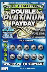 Double Platinum Payday Recall On July 16, the Lottery announced a recall of the $5 Double Platinum Payday instant game after identifying quality control errors that were made by the ticket vendor