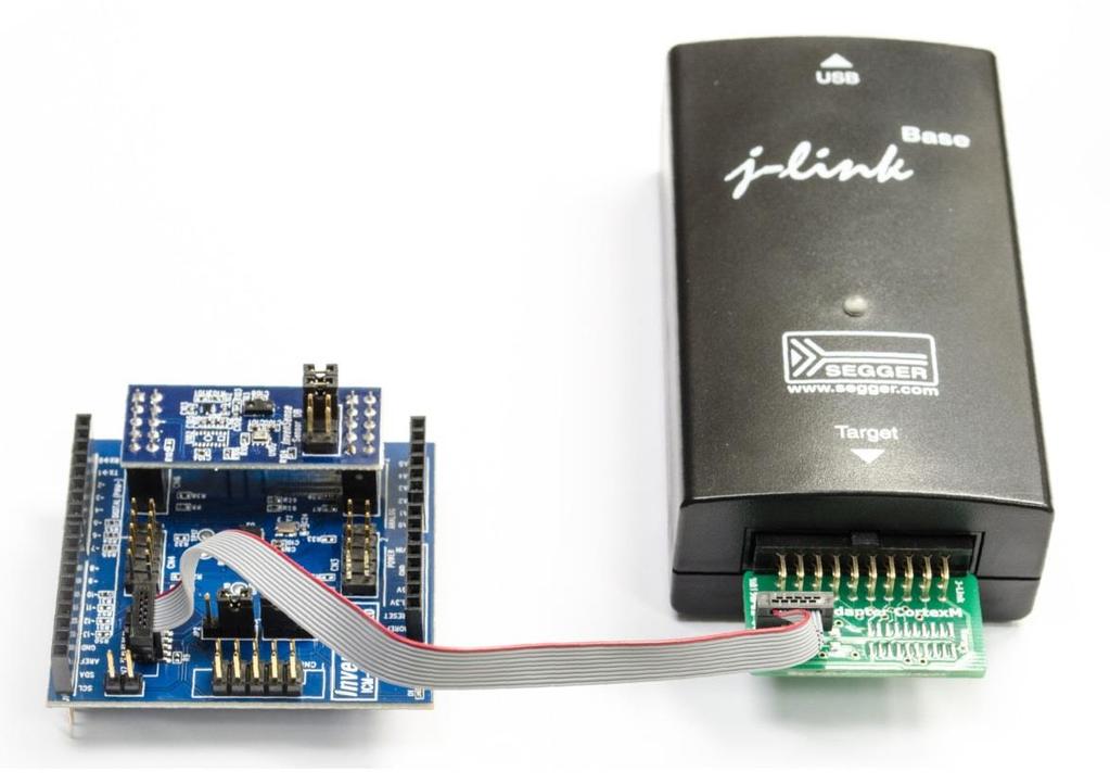 6. DEBUGGING ICM-30630 ON SHIELD BOARD The J-link adapter from Segger can