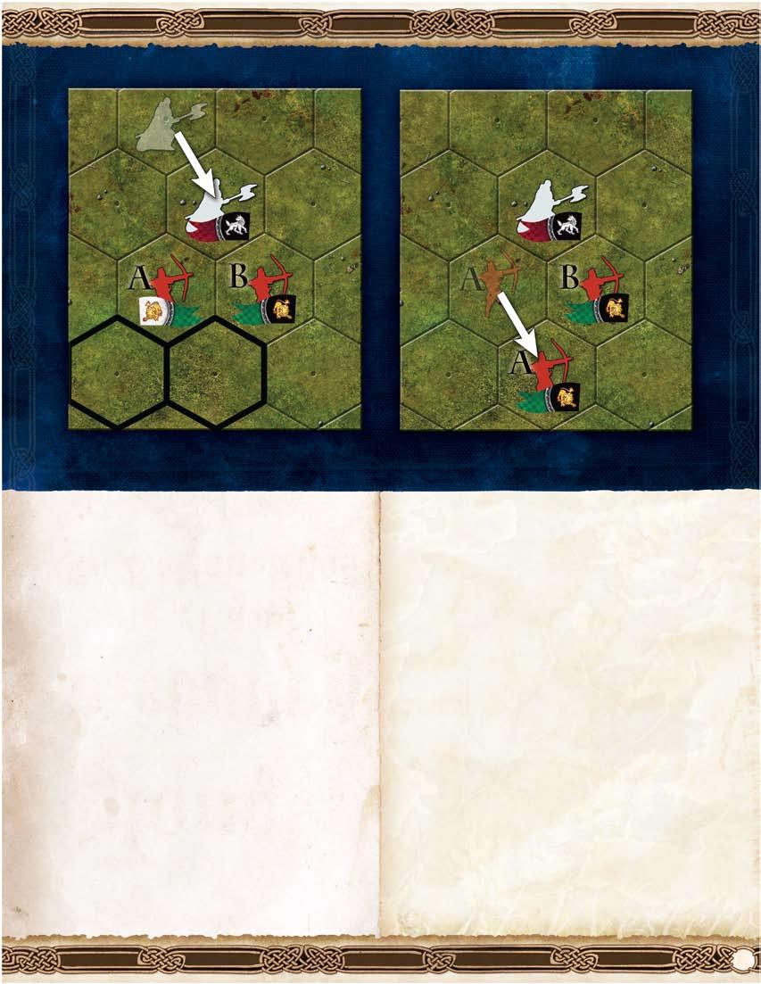 Reduced strength units roll one less die during combat rolls. Reduced strength units can retreat a maximum of two hexes.
